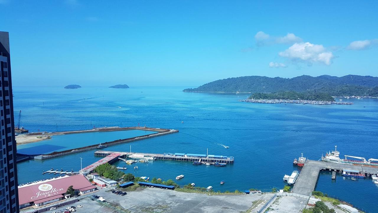 Alawa @ Jesselton Quay Kota Kinabalu Apartment Luaran gambar